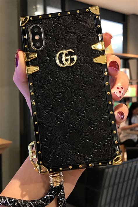 gucci phone case iphone 8 plus black|wholesale Gucci cell phone case.